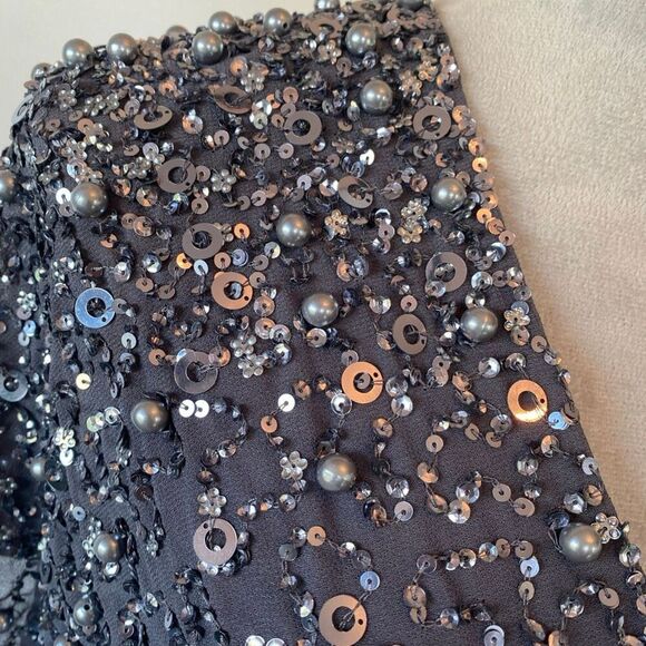 Adrianna Papell Women's Beaded Dolman Sleeve Dress Size 0 New NWT - Picture 7 of 16